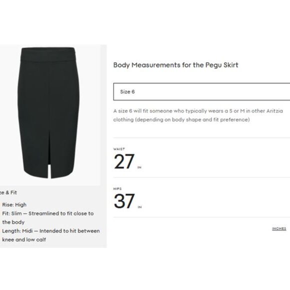 NWT Babaton Pegu Skirt Pencil Skirt | Aritzia - Picture 2 of 10